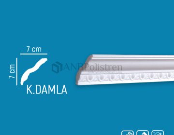 Küçük Damla Desenli Stropiyer Kartonpiyer