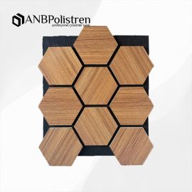 Real Teak Petek Akustik Panel