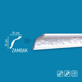 Zambak Desenli Stropiyer (Kartonpiyer)